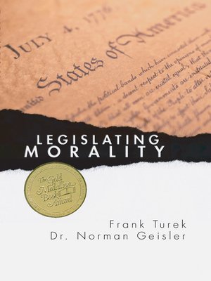 cover image of Legislating Morality